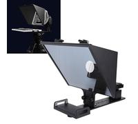 per TP13A Teleprompter da 14 Pollici, Suggerimento Pieghevole Grandangolare, Supporto, Telecomando e Connessione Bluetooth, per Tablet Smartphone DSLR Insegnamento