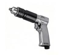 per trapano ad Compressa Reversibile 10mm Regolabile per Foratura Precisa su Calcestruzzo e per acciaio(1/2 Silver)