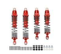 Per Traxxas For Slash 2WD 110mm 100mm Ammortizzatore Anteriore E Posteriore Lega Completa Parti Ricambio L'aggiornamento Ammortizzatore RC(Red)