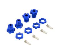 Per Traxxas Per E-Revo Per E-Maxx Per Revo 3.3 Per Slayer Pro 4x4 Per Summit XO-1 Adattatore Per Mozzo Esagonale Scanalato In Metallo Da 17 Mm Ricambi Per Auto RC Accessori Modelli Rc(Blue)
