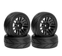 Per Traxxas Per HSP Per Tamiya Per HPI Per Kyosho 1:10 4 Pezzi Ruote Pneumatici 12mm Esagonale Gomma RC Drift Universale Su Per Strada Alla Deriva Sostituire RC Ruote Gomma