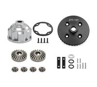 Per Traxxas Per Maxx Per Slash 1/8 Per Maxx 1/10 Kit Differenziale Posteriore Completo In Metallo 37T 13T Parti Di Aggiornamento Per Auto RC Accessori Pezzi Auto Rc(Silver)