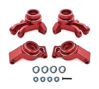 Per Traxxas Per Mini Per Maxx Per Xrt Blocchi Sterzo In Metallo Stub Ax Carriers 10734 10751 RC Car Monster Truck Parti Aggiornamento Fuso Sterzo Rc(Red,1set)