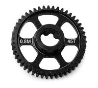 Per Traxxas Per Mini Per MAXX RC Auto Aggiornamenti Parti Componenti In Acciaio Spur Gear 0.8M 45T W253 10756 Ricambi Modellini RC