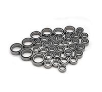 Per Traxxas Per Mini Per Slash Per E-Revo Per Summit Per Rally 1/16 36 Pezzi Cuscinetti Sfera Completi Acciaio Cromato Gomma Nera Sigillati RC Ricambi Cuscinetto RC