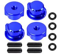 Per Traxxas Per Slash 2WD 4x4 Per E-REVO Per Summit 1/10 Pro 6070-00/6087-00 Kit Montaggio Carrozzeria In Lega Alluminio Viti A Testa Zigrinata Dadi Rondella A Testa Zigrinata Pezzi Auto Rc(Blue)