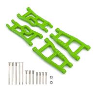 Per Traxxas Per Slash 2WD Per VXL Per Nitro Per Slash Per Rustler Per Raptor 1/10 Set Di Bracci Sospensione Anteriori Posteriori Nylon Aggiornamento Auto RC RC Ricambi Parti(Green)
