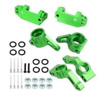 Per Traxxas Per Slash 4X4 2WD 1/10 In Lega Metallo Sterzo Caster Block C-Hub Stub Axle Carrier Con Cuscinetto A Sfere Kit RC Auto Parte Coppa dello sterzo RC