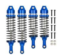 Per Traxxas Per Slash 4x4 2WD Per Rustler Per VXL Per Stampede 1/10 Set Di Ammortizzatori In Lega Di Alluminio Parti Di Aggiornamento Per Auto RC Anteriore Posteriore Accessori Modelli Rc(Blue)