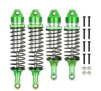 Per Traxxas Per Slash 4x4 2WD Per Rustler Per VXL Per Stampede 1/10 Set Di Ammortizzatori In Lega Di Alluminio Parti Di Aggiornamento Per Auto RC Anteriore Posteriore Accessori Modelli Rc(Green)