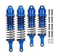 Per Traxxas Per Slash 4x4 2WD Per Rustler Per VXL Per Stampede 1/10 Set Di Ammortizzatori In Lega Di Alluminio Parti Di Aggiornamento Per Auto RC Anteriore Posteriore Accessori Modelli Rc(Blue black)