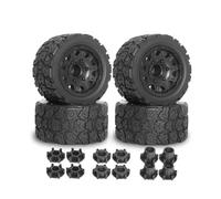 Per Traxxas Per Slash 4X4 Per Arrma Per Granite Per Axial Per Losi Per Redcat 4WD - 4 Pezzi 1/10 Pneumatici E Cerchi 12mm/14mm Esagonali RC Truck Off-Road Pneumatici RC