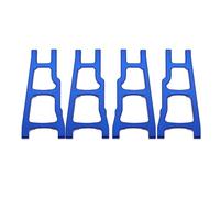Per Traxxas Per Slash 4x4 Per Rustler Per Stampede XO-1 1/10#3655X 4 Pezzi Bracci Di Sospensione Inferiori Anteriori E Posteriori In Lega Parti Di Aggiornamento RC Accessorio Per Auto RC(Blue)