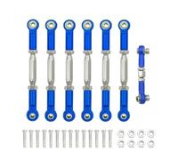 Per Traxxas Per Slash 4X4 Per VXL 2WD Per Rustler Per Stampede Per Hoss 1/10 Tenditori In Metallo Set Di Tiranti Per Bielle Di Camber Ricambi Per Auto RC Parti Del Tirante Rc(Blue)
