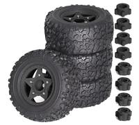 Per Traxxas Per Slash Per ARRMA Per SENTON Per Vkar SCTX10 Per HPI 1/8 1/10 RC Car 4 Pezzi Pneumatici Camion Short Course 110 Mm Esagono Ruota 12 Mm 14 Mm 17 Mm Parti Modificate Rc