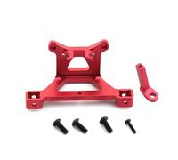 Per Traxxas Per Slash Per E-Revo Per Summit 1/16 RC Car Upgrade Parts Accessori Supporto Carrozzeria Anteriore Posteriore Metallo Modello 7015 Parti Modifiche RC(Red,Front)