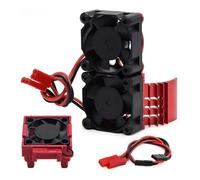 Per Traxxas Per Slash Per Stampede Per Rustler Per Hoss 4×4 Velineon Dissipatore Calore RC Per VXL-3s ESC Ventola Raffreddamento Del Motore Doppia Set Accessori Giocattoli Rc