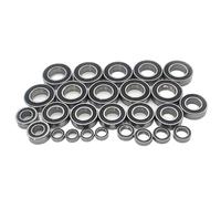 Per Traxxas Per Sledge 1/8 26 Pezzi Kit Cuscinetti A Sfera Acciaio Cromato A Gola Profonda Guarnizioni In Gomma Nera Preingrassate Auto RC 4x4 Off-Road Truck Cuscinetti Rc