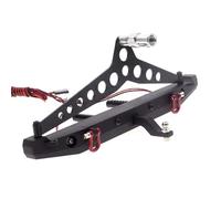 Per Traxxas Per TRX-4 Per Defender Per TRX4 Y09 LMX Set 1/10 RC Crawler Car 1 Pz Anteriore Posteriore In Metallo Per Camel Trophy Paraurti Con Luce Accessori(Front)