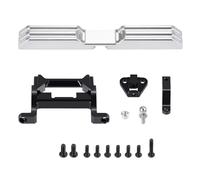 Per Traxxas Per TRX-4M High Trail F150 1/18 Lega Alluminio Anteriore Paraurti Posteriore Con Gancio Traino RC Crawler Parti Automobili Aggiornamenti Rc Paraurti Posteriori