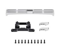 Per Traxxas Per TRX-4M High Trail F150 1/18 Lega Alluminio Anteriore Paraurti Posteriore Con Gancio Traino RC Crawler Parti Automobili Aggiornamenti Rc Paraurti Posteriori