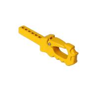 Per Traxxas Per TRX4 D90 1/8 1/10 Paraurti Posteriore In Metallo Gancio Di Traino Per Rimorchio Ricevitore Di Attacco A Goccia RC Crawler Car Parti Di Aggiornamento RC Ricambi Accessori(Yellow)