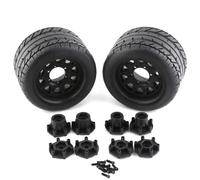 Per Traxxas Per TRX4 Per Axial Per SCX10 Per HPI Per HSP Per Tamiya Per Kyosho Per Arrma Per HOBAO 1/10 2 Pezzi Pneumatici Mozzo Ruota RC Accessorio Ricambio RC