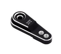 Per Traxxas Per Trx4 Per Axial Per Scx10 Per Tamiya 1/10 Braccio Servo Metallo Da 25 T Corno Sterzo Rc Crawler Truck Per Futaba Per Savox Emax Servomotori Per Hsp Parti Modificate Rc(Silver)