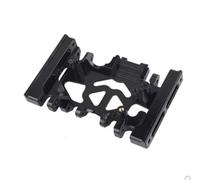 Per Traxxas Per TRX4 Per Racing Centro In Metallo Scatola Cambio Base Inferiore Supporto Piastra Paramotore Centrale Aggiornamenti Auto Cingolate RC Accessori Parti Di Auto Rc(Black)