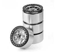 Per Traxxas Per TRX4 Per Trx-6 Per Axial Per SCX10 RR10 Per Wraith 1/10 Rc Auto 4PCS Cnc In Alluminio 2.2 Beadlock Wheel Rim Aggiornamento Modificare Le Parti Accessori Modellismo RC