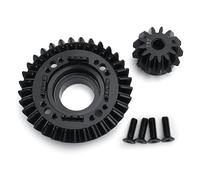 Per Traxxas Per UDR Per Unlimited Per Desert Per Racer 1/7 Acciaio Asse Anteriore Posteriore Differenziale Diff Ingranaggi Trasmissione Set Conico Ricambi Auto RC Modelli Accessori(Rear)