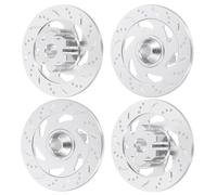 Per Traxxas Per UDR Per Unlimited Per Desert Per Racer 1/7 Adattatore Mozzo Ruota Disco Freno In Alluminio CNC Accessori Auto RC Modelli Auto Rc(Silver)