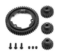 Per Traxxas Per X-Maxx 1/10 Per E-Revo 2.0 Per VXL Per Maxx 1/5 4 Pezzi Acciaio 46T+18T+20T+22T Aggiornamenti Accessori RC
