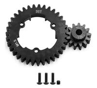 Per Traxxas Per X-Maxx 1/5 Per XRT 1/6 RC Auto In Acciaio Temprato 2 Pezzi 1.5 Mod 35T 32T Spur Gear 12T 13T Pignone Set Parti Di Aggiornamento Parti Riparazione RC