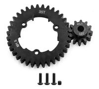 Per Traxxas Per X-Maxx 1/5 Per XRT 1/6 RC Auto In Acciaio Temprato 2 Pezzi 1.5 Mod 35T 32T Spur Gear 12T 13T Pignone Set Parti Di Aggiornamento Parti Riparazione RC