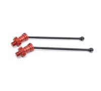 Per Traxxas Per X-Maxx 6S 8S 1/5 2/4 Pezzi Albero Di Trasmissione Anteriore E Posteriore In Metallo CVD Monster Truck RC Auto Aggiornamenti Parti Accessori RC Ricambi Accessori(Red,2pcs)
