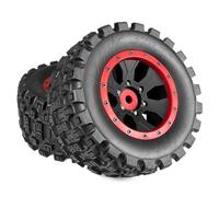 Per Traxxas Per X-MAXX Per Arrma 8S Per Outcast Per Buggy 1/5 2 Pezzi 211mm Ruote Pneumatici RC Modello Auto Accessorio Modificato Sostituire RC Ruote Gomma