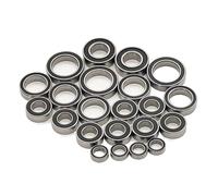 Per Traxxas XO-1 64077-3 1/7 22 Pezzi Kit Completo Di Cuscinetti A Sfera Pre Ingrassati Acciaio Cromato Sigillato In Gomma Nera Auto RC Ricambi Per Upgrade Cuscinetti Rc