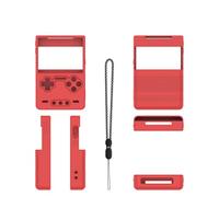 Per Trimui Brick Custodia Protettiva in Silicone per Console da Gioco T BRICK Protezione Dalle Cadute Tinta Unita Morbida. (Rosso)