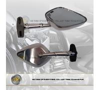 PER TRIUMPH DAYTONA 675 2014 14 COPPIA SPECCHIETTI RETROVISORE ALLUMINIO SPECCHI