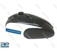 Per Triumph T120 Oif Bianco & Nero Dipinta Acciaio Serbatoio 1971 E IN Poi Aes