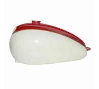 Per Triumph T120R TR6 650cc Bianco Rosso Righe Benzina Gas Serbatoio @ US