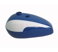 Per Triumph T140 Doppio Dipinta Olio IN Cornice Alluminio Fuel Gas Tank Aes