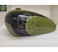 Per Triumph T150 Verde e Nero Dipinta Acciaio Serbatoio Benzina