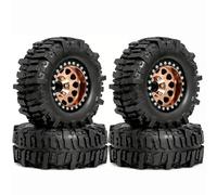 Per TRX4 1.10 Per SCX10 D90 Per TRX6 AXI03007 1/10 .9in Beadlock Ruote Pneumatici Cerchi Black Bead Lock 12mm Hex Crawler Parti Aggiornamento Ricambi Pneumatici RC