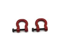Per TRX4 80315 Per Axial Per SCX10 1/10 Paraurti In Metallo Anello A D Gancio Di Traino Gancio Di Traino Anticollisione Salvataggio RC Crawler Car Accessorio Per Auto RC(1Pair)