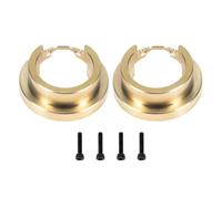 Per TRX4 Per Defender Per Bronco Per TRX6 G63 1/10 RC Auto Crawler 2PCS Portale In Ottone Copertura Peso Pesi Anelli Di Controllo Remoto Parti Di Riparazione Auto Parti Rc