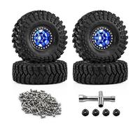 Per TRX4 Per SCX10 Per Capra Per Axial Per Enduro Per TRX6 Per Redcat Ruote Beadlock Metallo 1.9 Pollici Pneumatici 12mm Hex RC Crawler Aggiornamento Parti Ricambio RC