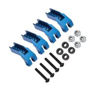 Per TRX4 Per TRX-4 Per Defender 1/10 RC Crawler Car Ammor Tizzatore Aggiornamento Lega Alluminio Staffa Sospensione Regolabile Anteriore Posteriore Parti Crawler Rc(Blue)