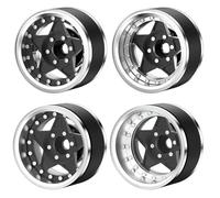 Per Trx4 Per Trx6 Per Scx10 Per Gen7 Per Gen8 1/10 Ruote Beadlock In Alluminio Da 1.9 Pollici Set Di Cerchi Offset Regolabile Hub RC Ricambi RC